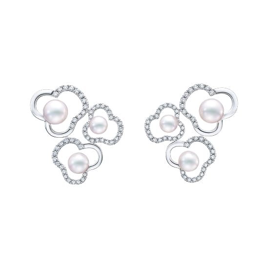 chants diamonds pave 耳环