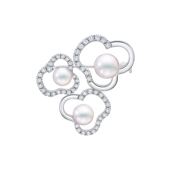 chants diamonds pave 胸针