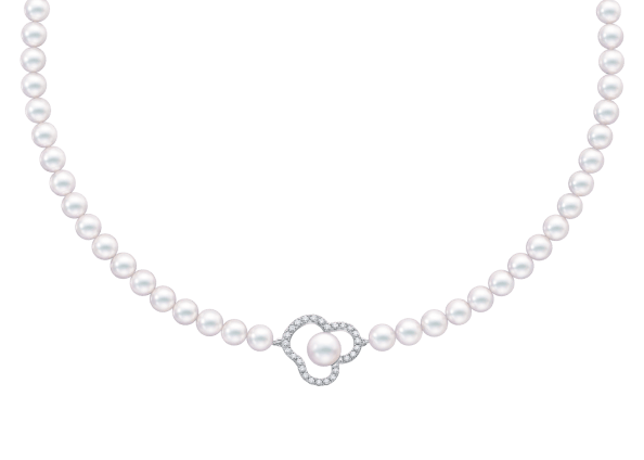 chants signature diamonds pave 项链