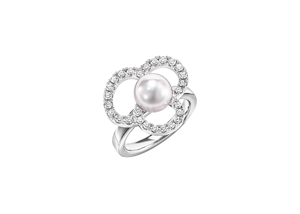 chants signature diamonds pave 戒指