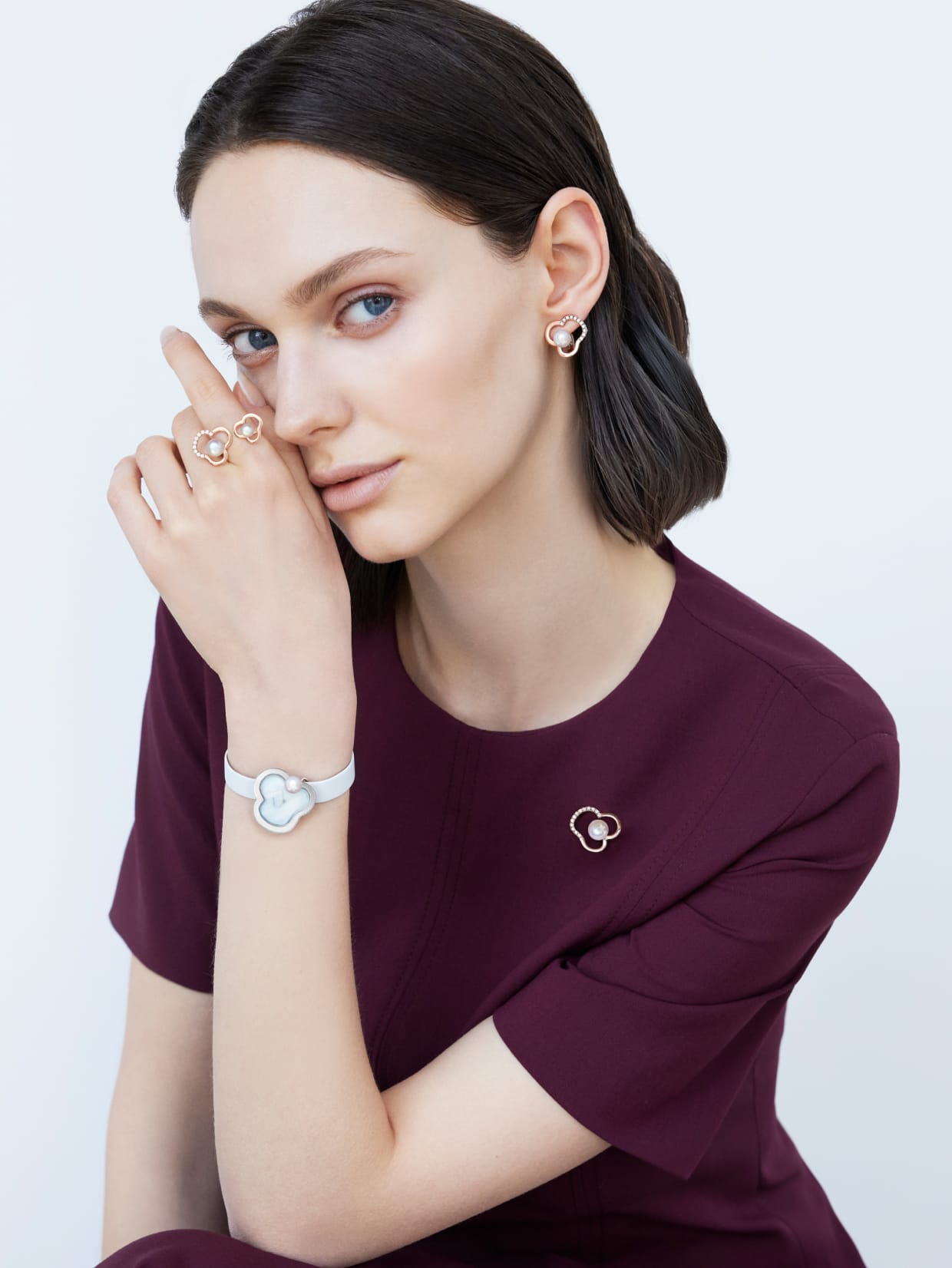 柔美花朵，叠戴出彩