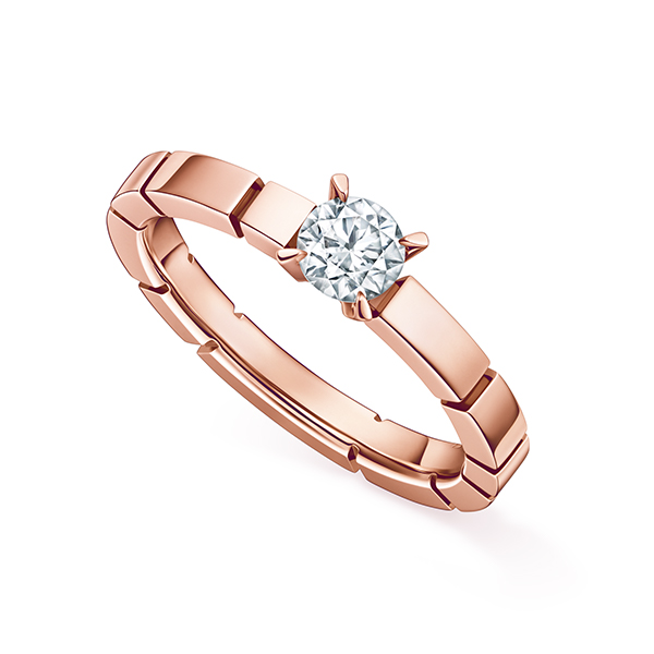 PIANO Solitaire Ring