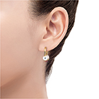 refined rebellion signature garnet Earrings