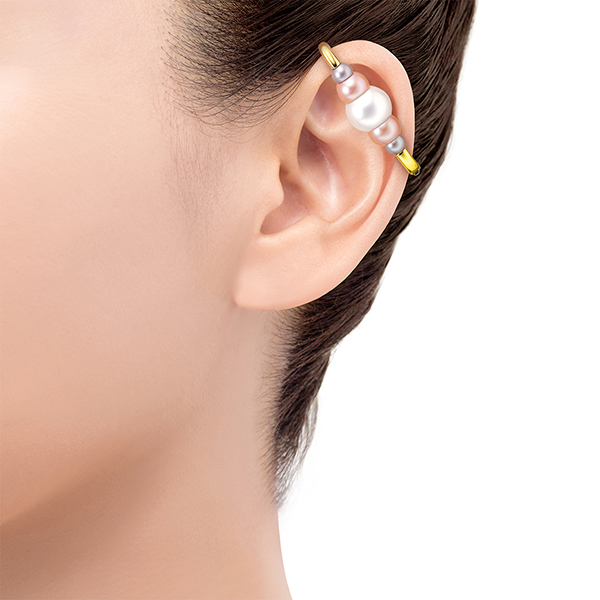 TRIPLE PEARL Ear Cuff